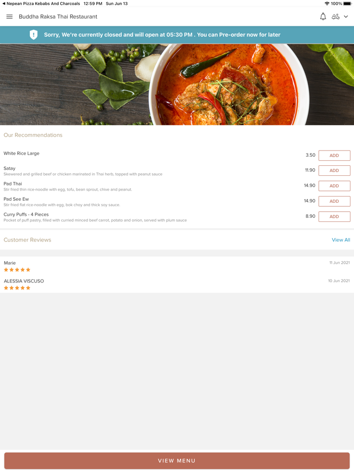 Buddha Raksa Thai Restaurant