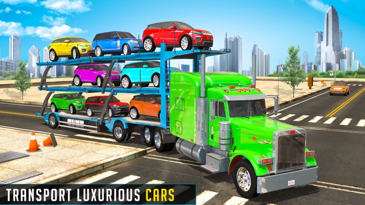 Truck Driving: Car Transporter screenshot-5