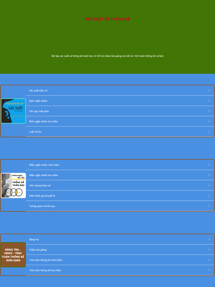 Xác suất Thống kê