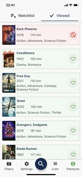 Game screenshot MovieDiary: Your movie tracker apk