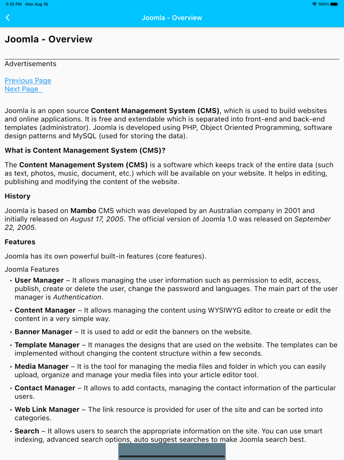 Joomla Tutorial Easy