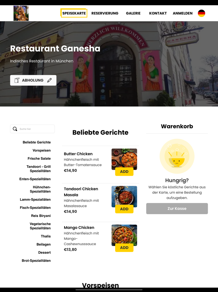 Restaurant Ganesha München