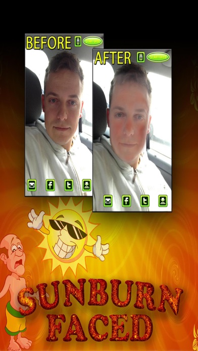 How to cancel & delete SunburnFaced - The Fake Sun Burn Photo FX Booth from iphone & ipad 2