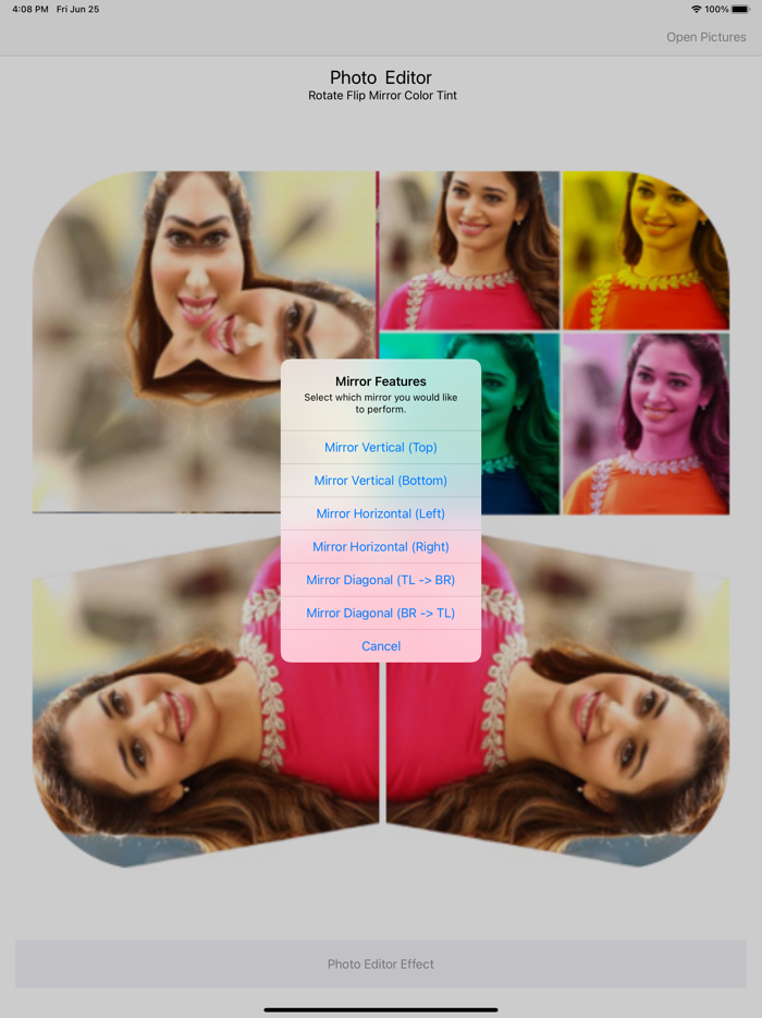 PhotoEditor-Rotate Flip Mirror
