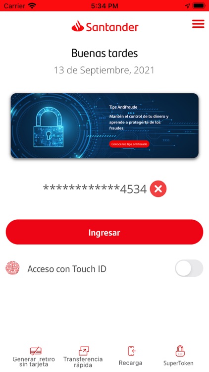Santander SuperMóvil