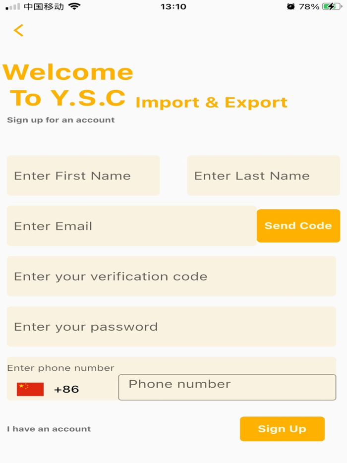 Y.S.C Import  Export