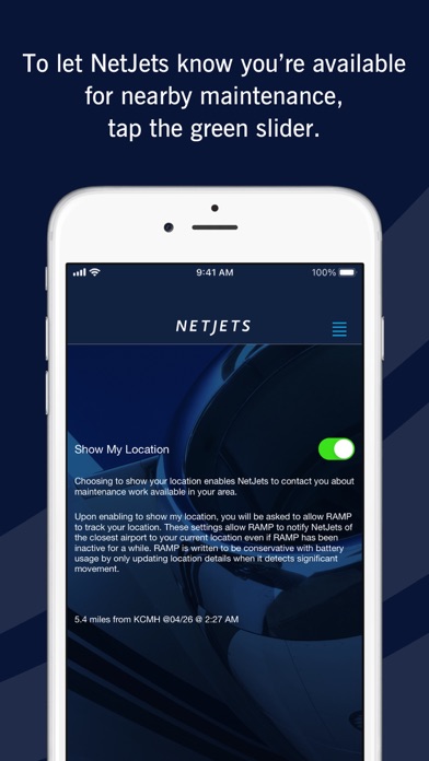 How to cancel & delete NetJets RAMP from iphone & ipad 2