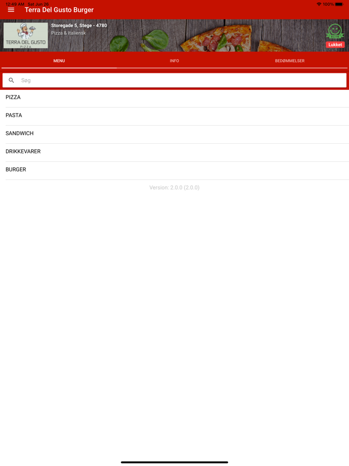 Terra Del Gusto Burger