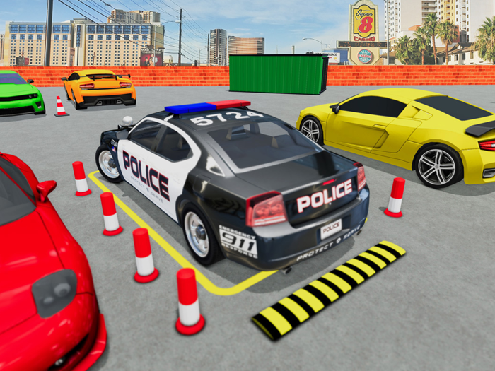 Modern Police Car Parking 2