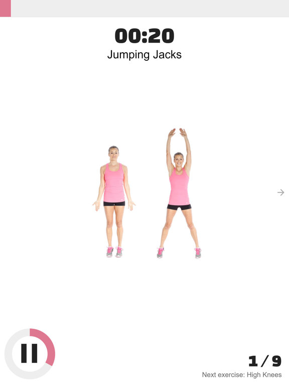 Aerobics - Workout at Home screenshot 2