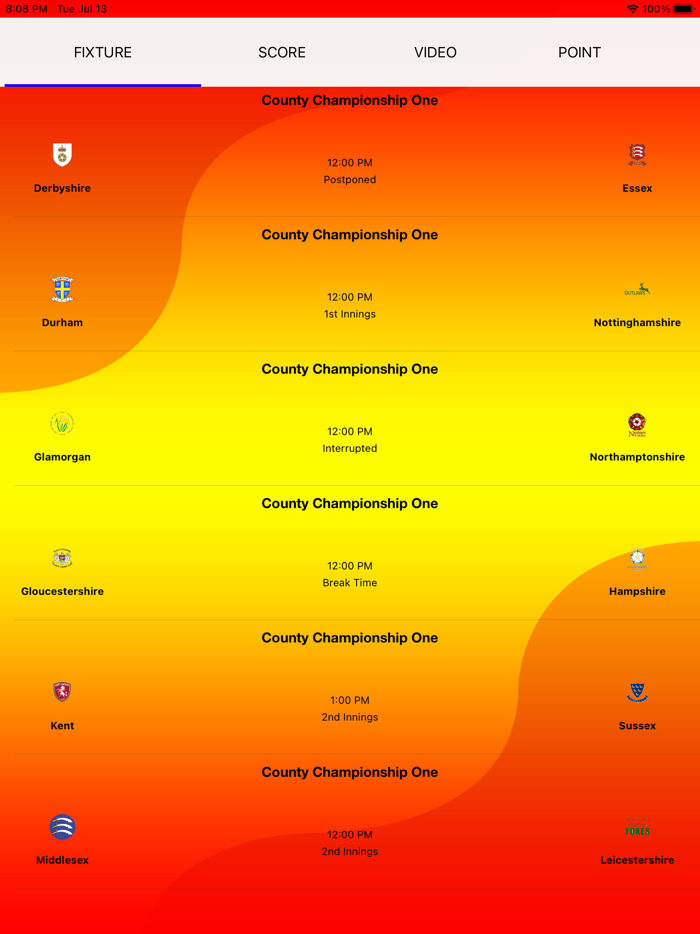 Cricket Live Matches