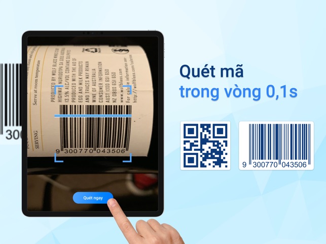 Quét mã vạch & đọc mã qr