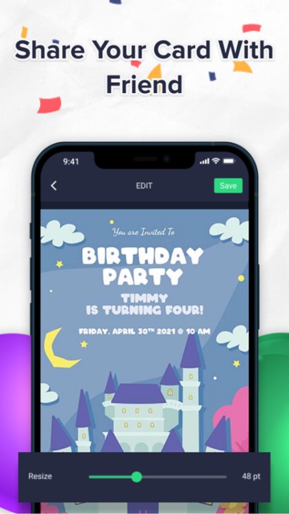 Birthday Card Maker - Editor screenshot-3