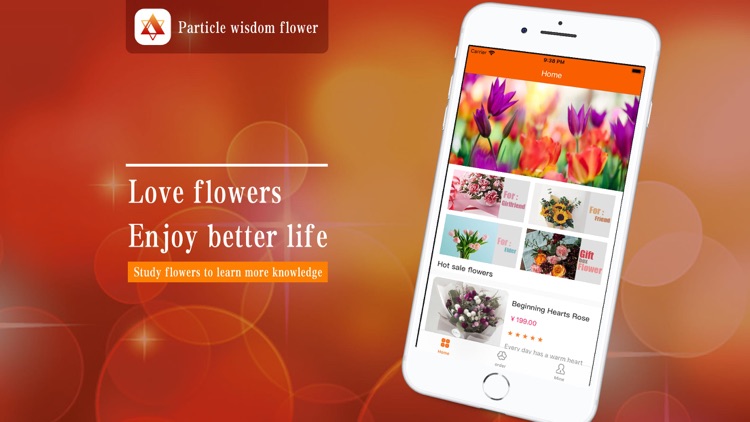 Particle wisdom flower