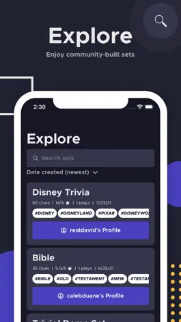 Game screenshot Trivio! - Create & Play Trivia apk