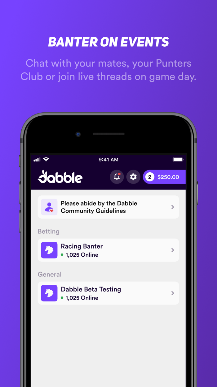 Dabble - Online Betting App