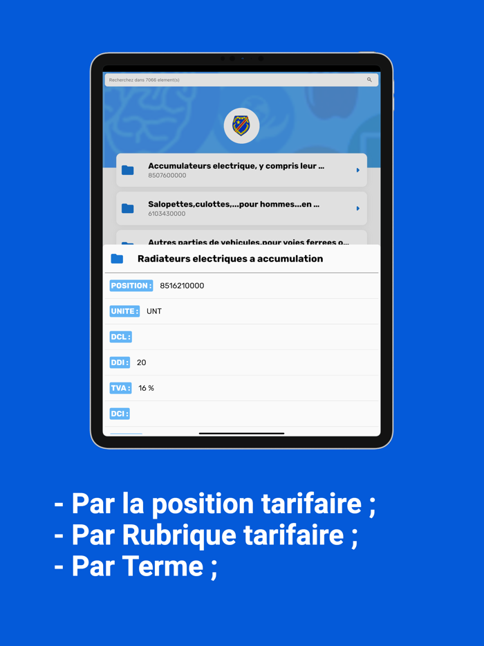 Tarif Douane RD Congo