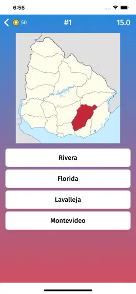 Game screenshot Uruguay: Departments Map Quiz hack