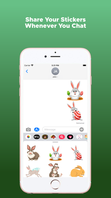 Rabbit Stickers Emojis screenshot 3