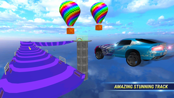 SuperHero Ramp Car Stunt 3D
