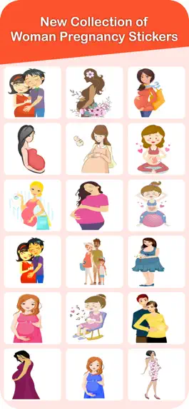 Game screenshot Women Pregnancy Stickers apk