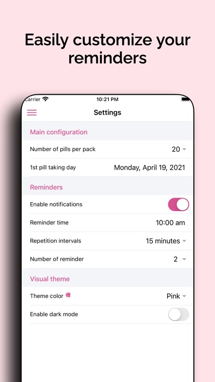 Contaceptive Pill Reminder screenshot-5