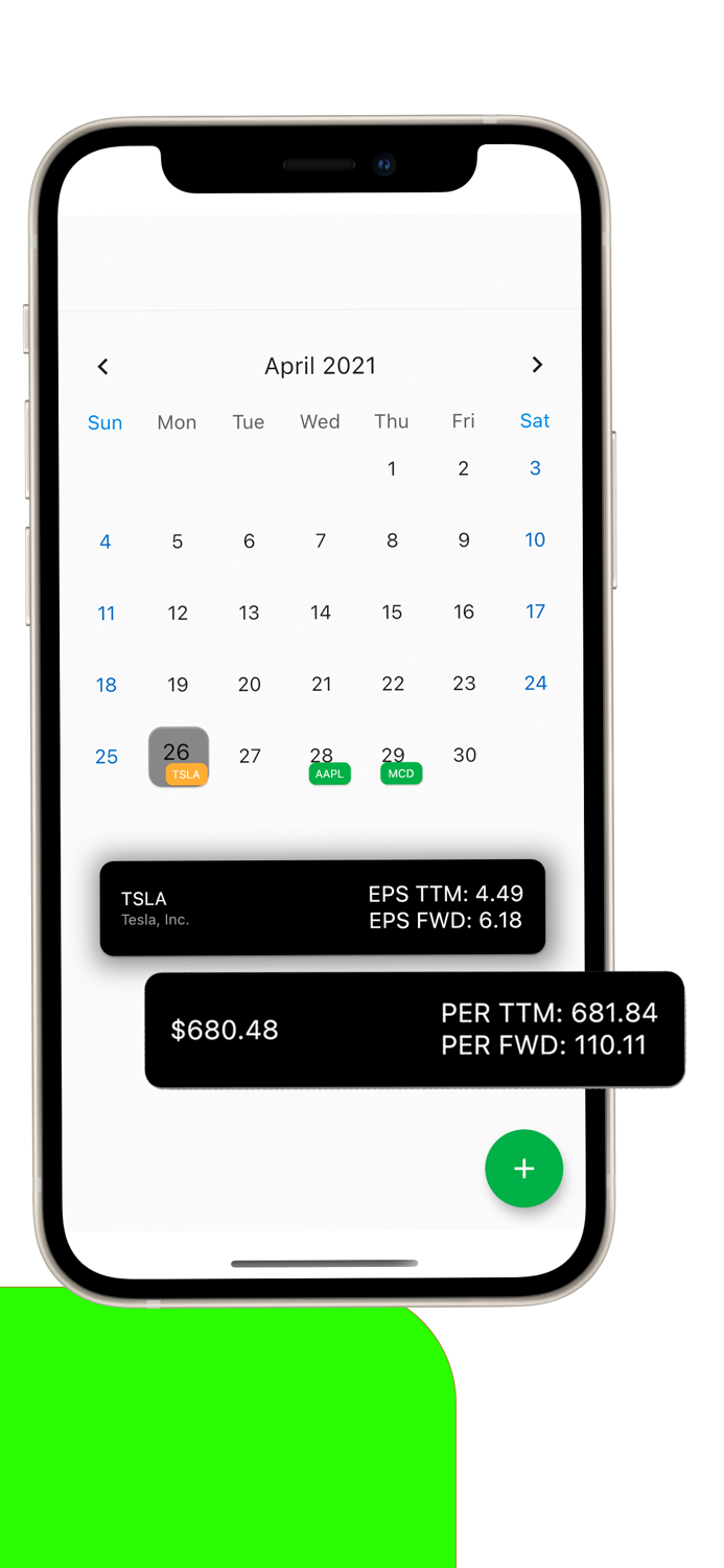 Stocks Earnings Calendar