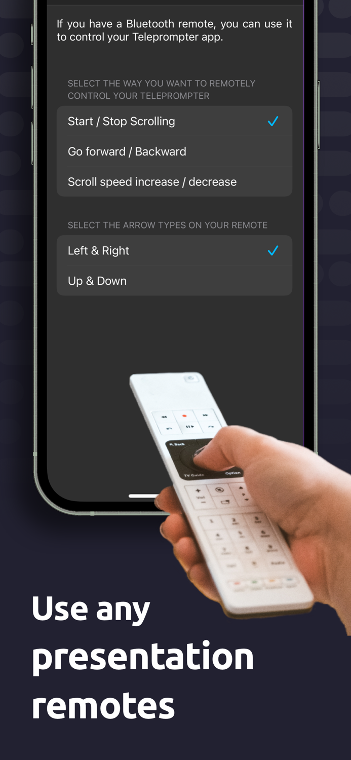 Teleprompter for Video Studio