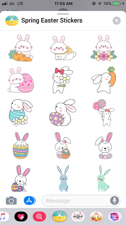 Spring Easter Stickers