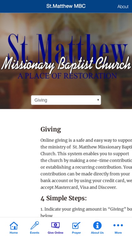 St.Matthew MBC App