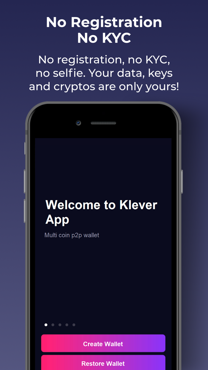 Klever Secure Crypto Wallet