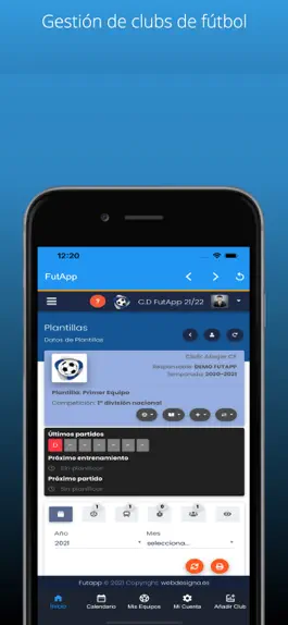 Game screenshot FutApp gestión de equipos apk