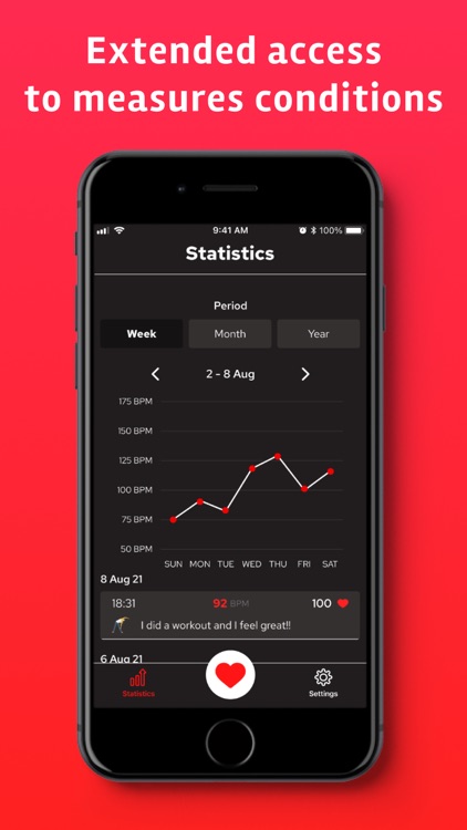 HeartRate App: monitor pulse