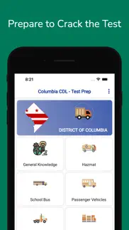 columbia cdl permit practice iphone screenshot 2