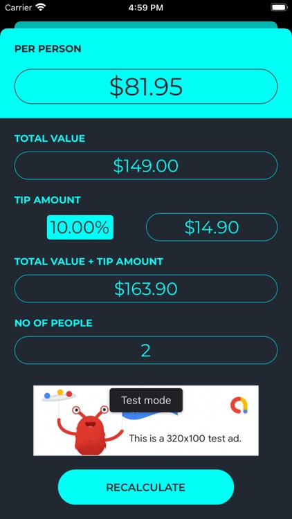 Tootsoogoo! - Tip Calculator screenshot-7
