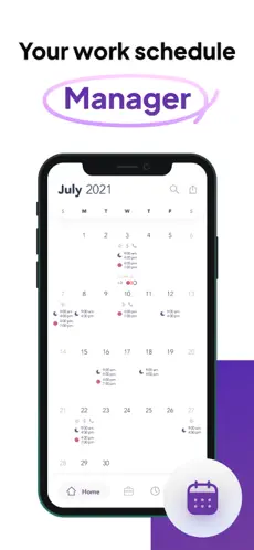 Captura 1 WorkTime: Calendario de turnos iphone