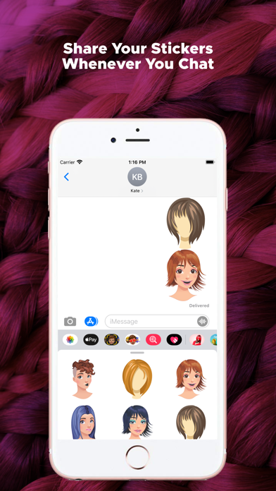 Hairstyle Emojis screenshot 3