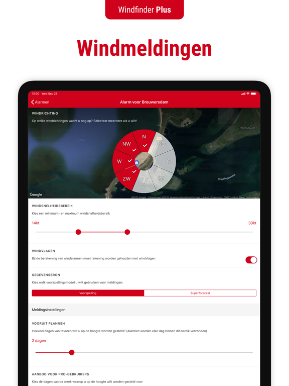 Windfinder Pro: Wind & Weer - App Voor IPhone, IPad En IPod Touch ...