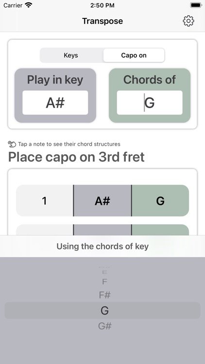 Chord Transpose