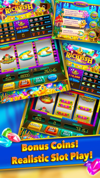 Rich Fish Gold Mine Win Slots screenshot-3