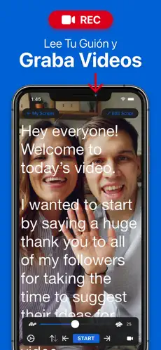 Captura de Pantalla 2 Teleprompter Premium iphone