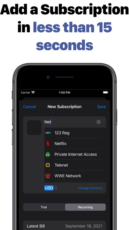 Subtrack: Track Subscriptions