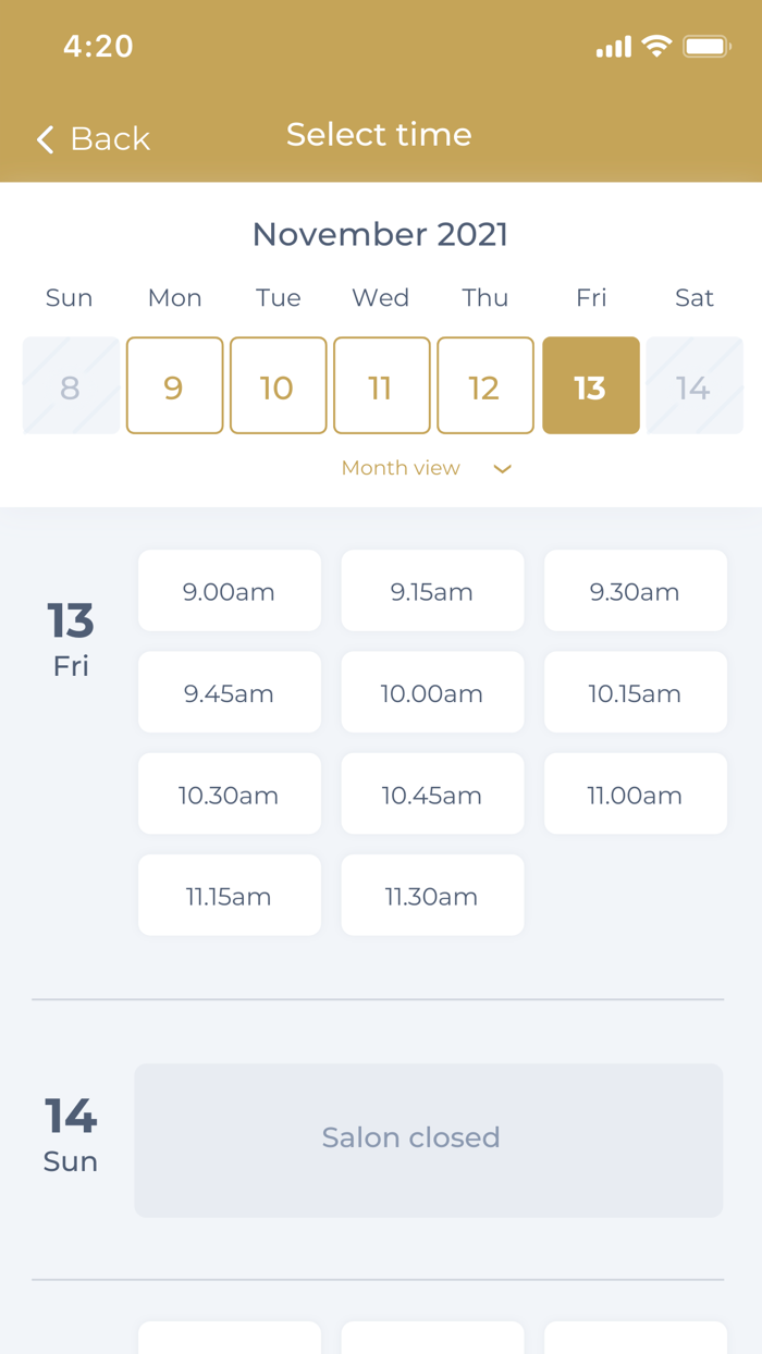 Beauty Temple Booking