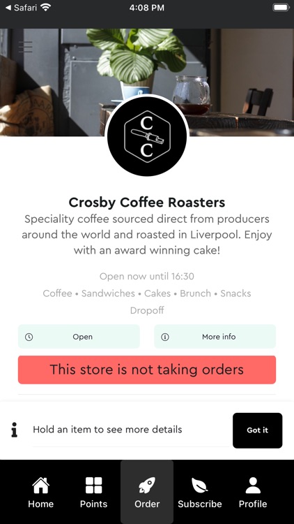 Crosby Coffee screenshot-5