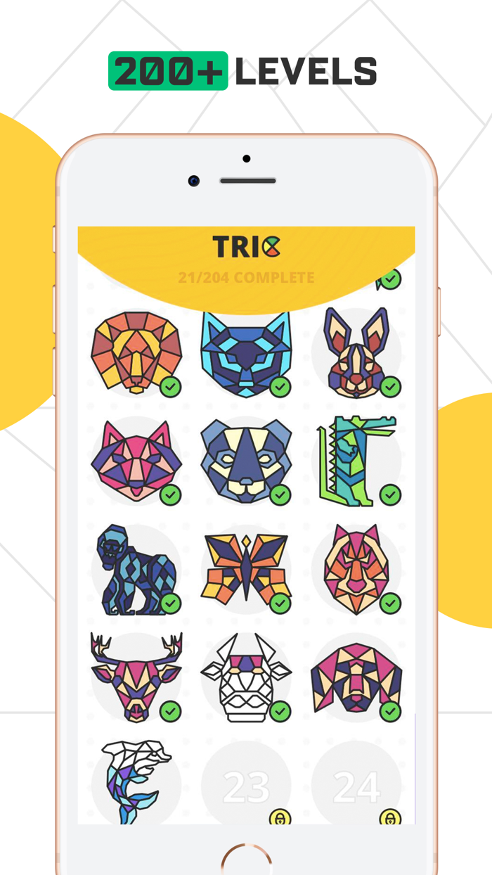 Trio - Polygon Coloring Puzzle