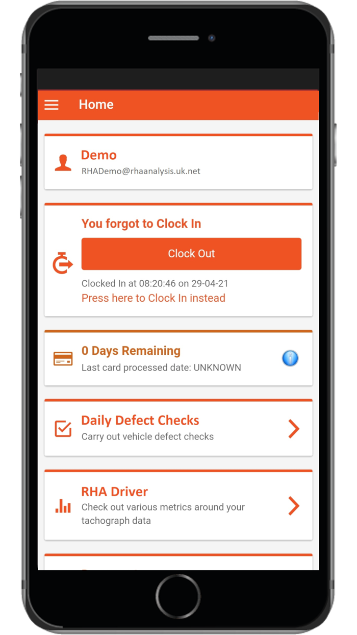 RHA Daily Defect App