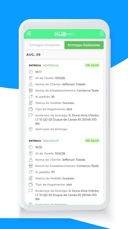 Hubshop Entregas screenshot-3