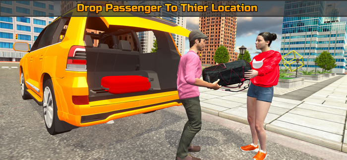 Modern Prado Taxi Driving