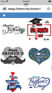 How to cancel & delete happy fathers day stickers ! 1