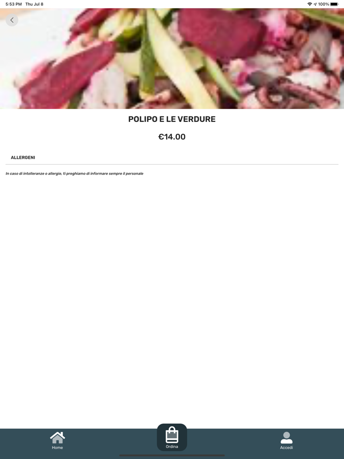 Kalamaro Fritto Osteria